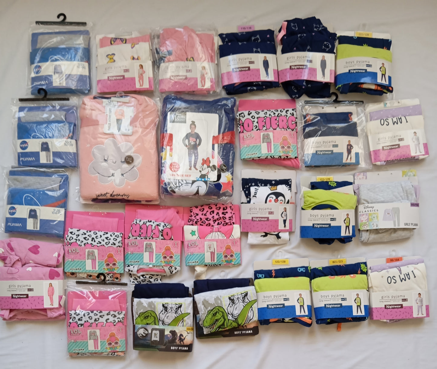 Lot de 26 Pyjamas enfant mixte Disney L.O.L Surprise ...
