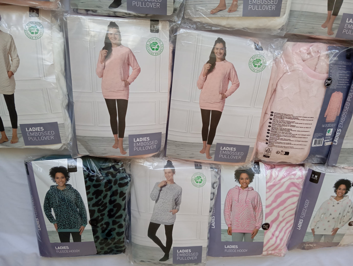 Lot de 16 Pulls polaire / flanelle femme
