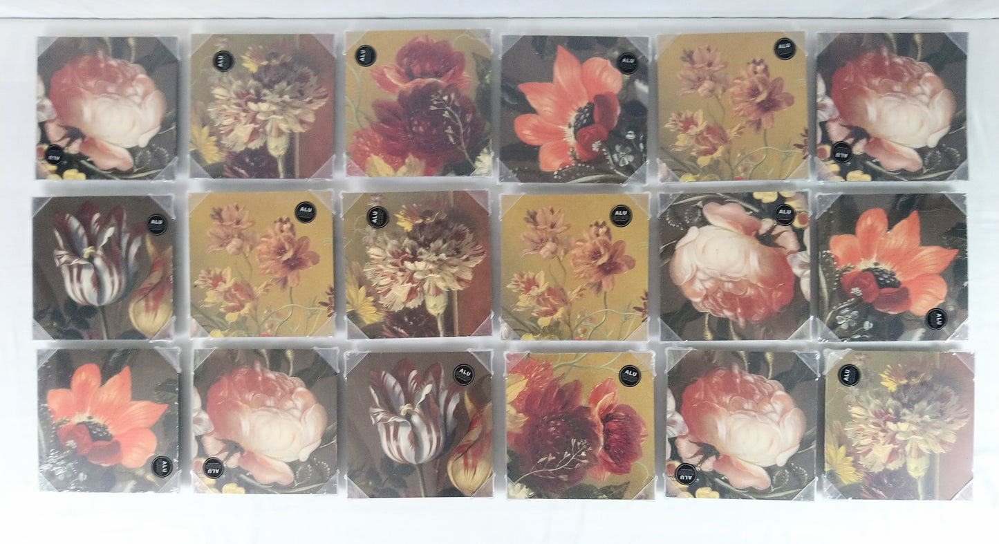 Lot de 18 Cadres mural décorative en Alu Bond ( 0.55 e /pcs )