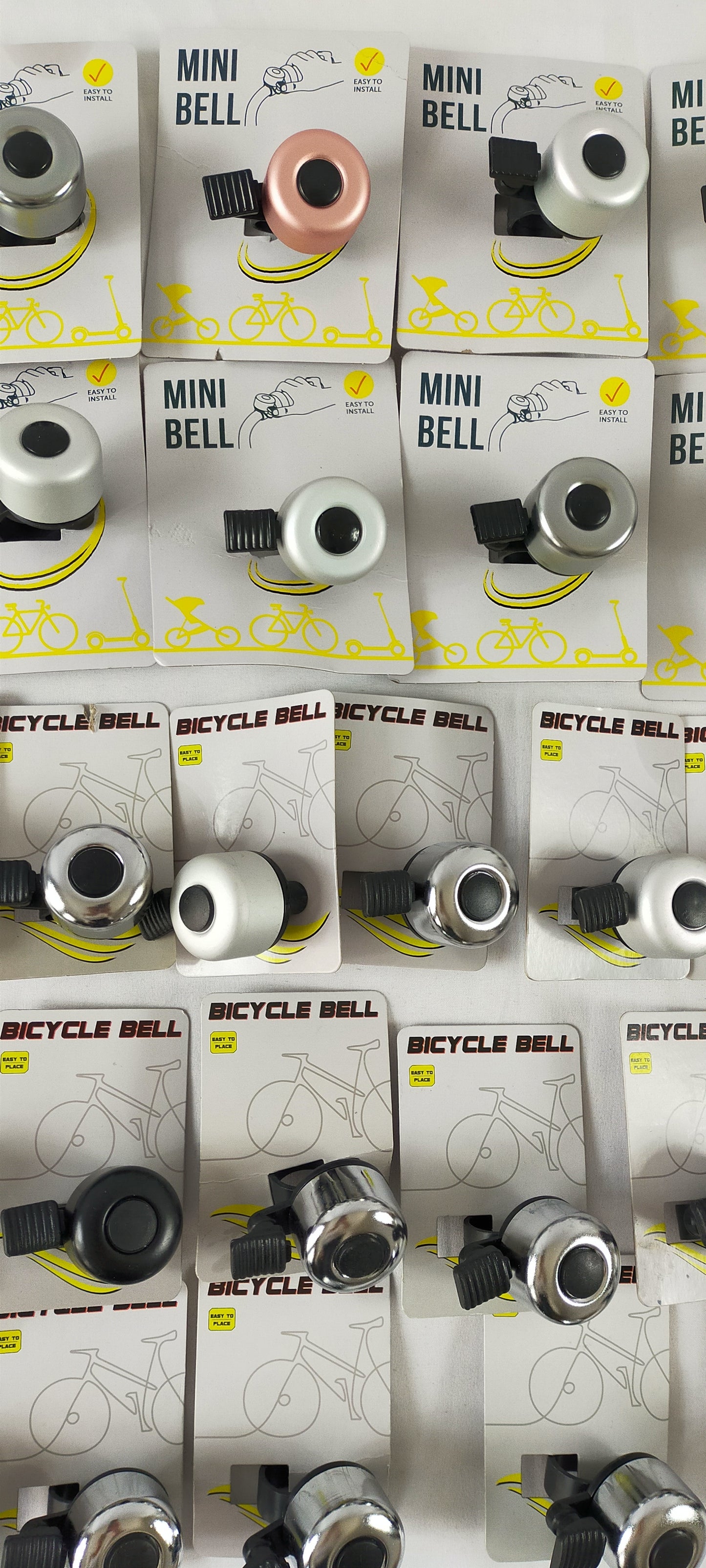Lot de 45 Sonnettes à vélo / trottinette ( 0.88 cts / pcs )
