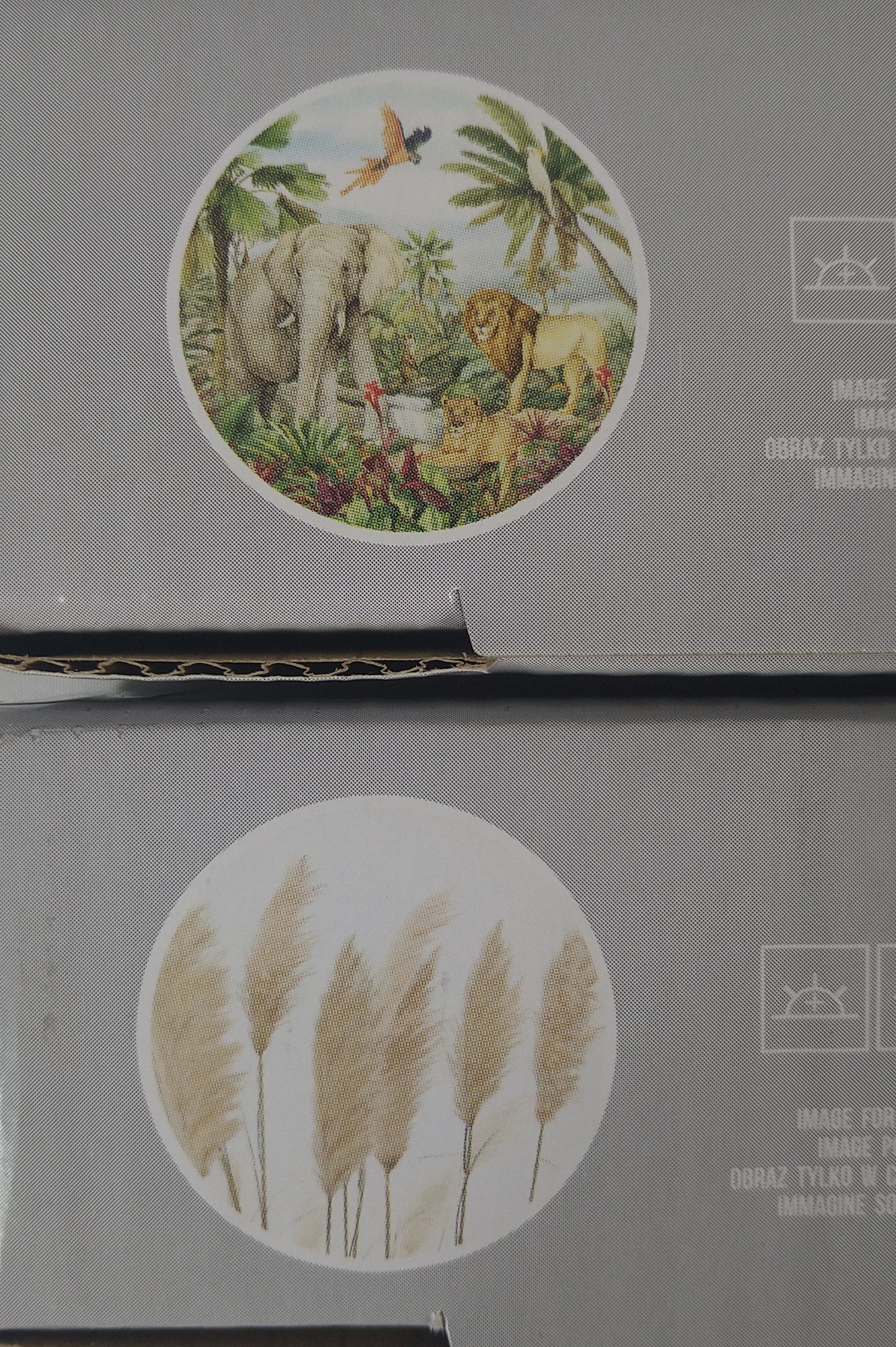 Lot de 4 tapisseries/posters mural intissée ( 1 e /pcs )