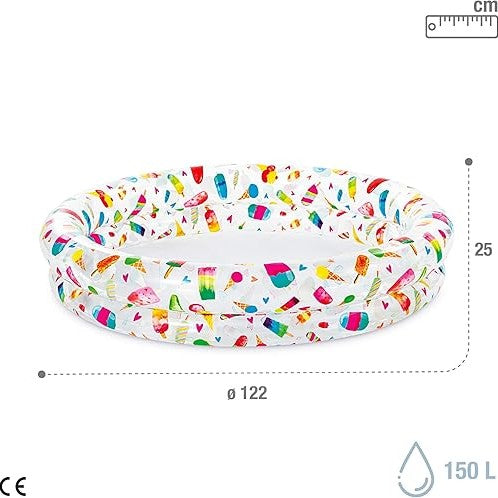 Piscine enfant gonflable Intex 122 x 25 cm