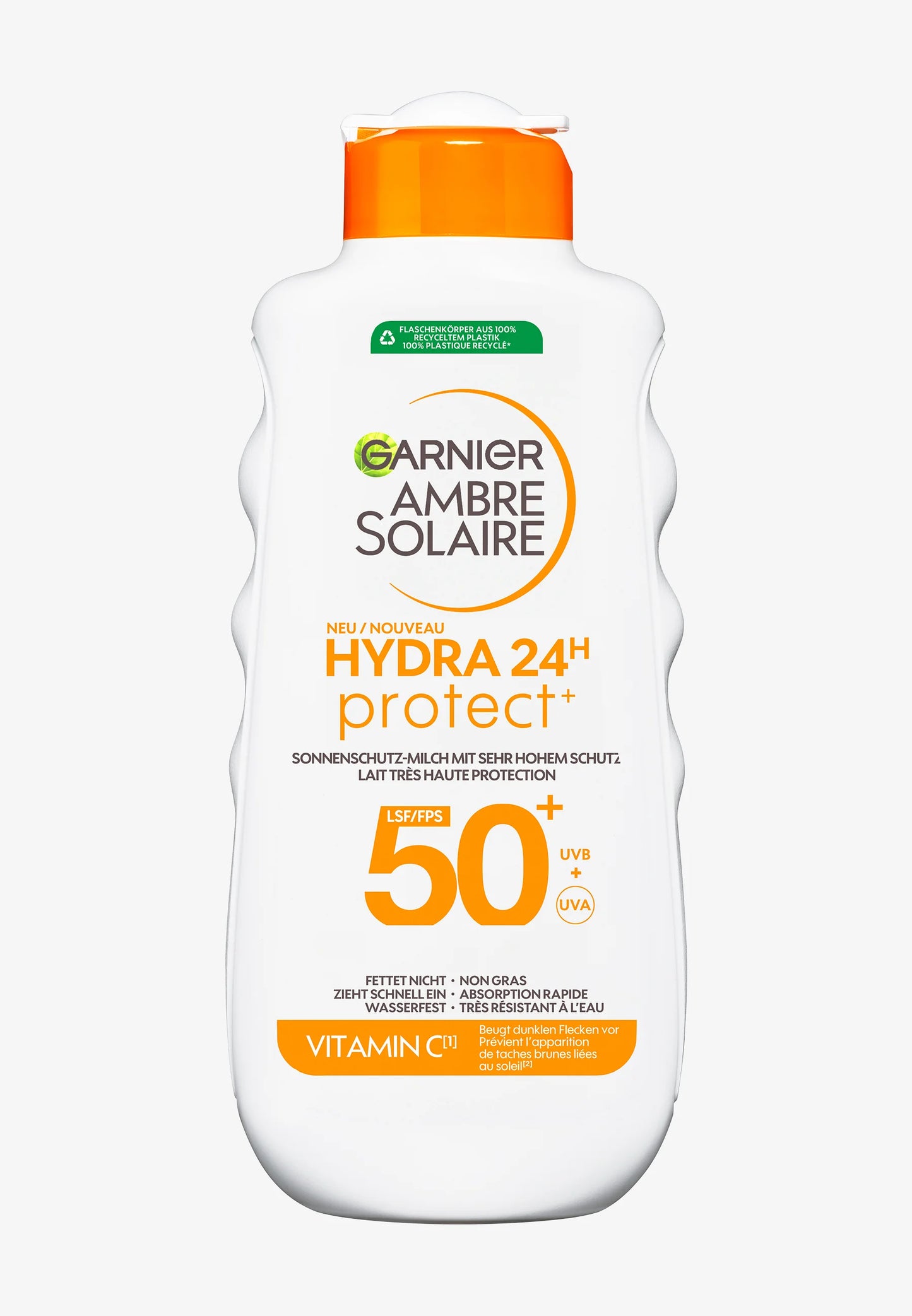 Creme AMBRE SOLAIRE HYDRA PROTECT SPF 50+ - Protection solaire Garnier 200 ml