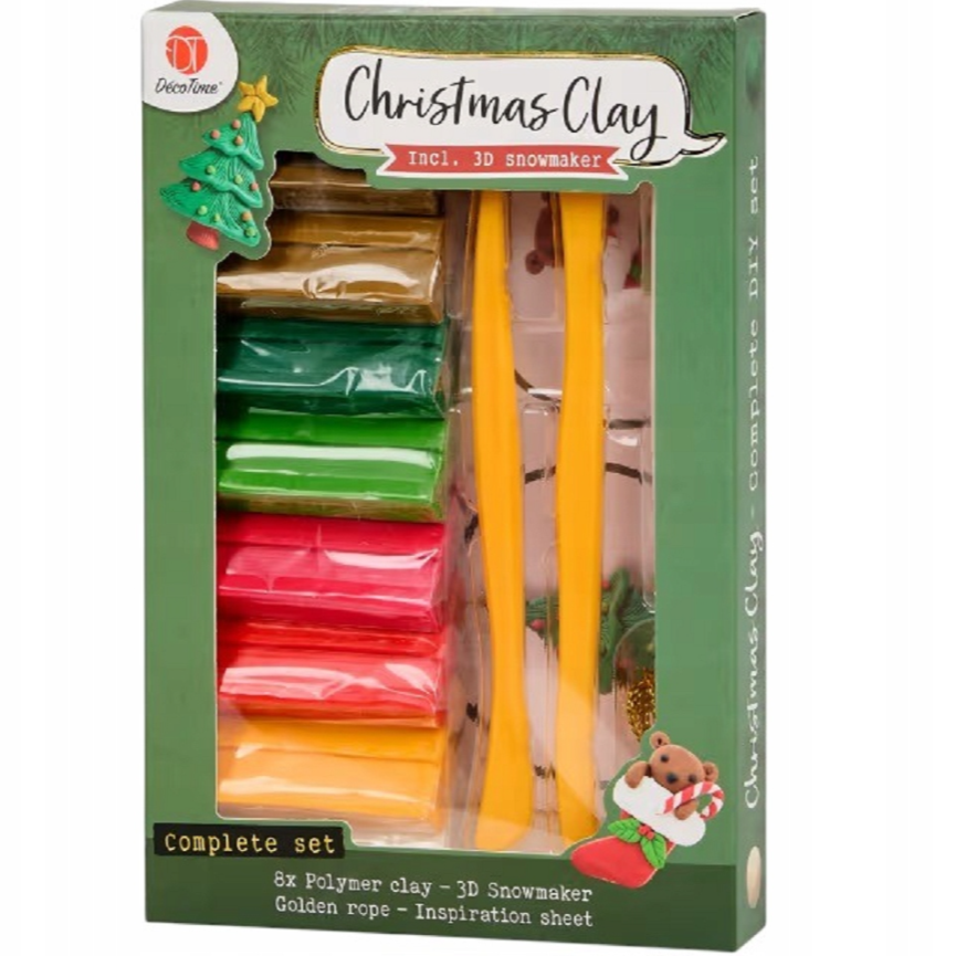 14 Kits Pâte à modeler polymère, coffret de 12 pièces