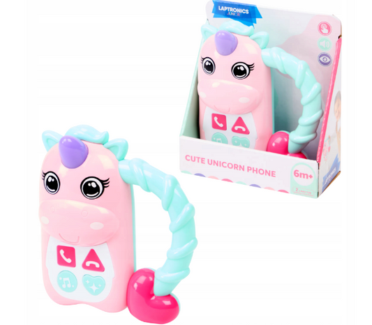 Téléphone Licorne Lumineux et Musical pour Enfant – Jouet Interactif et Ludique