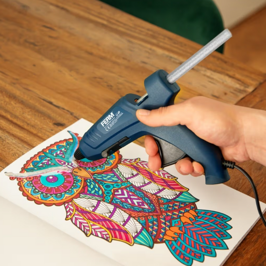 Boite de 12 bâtonnets de colle chaude pailletée 11 mm x 150 mm