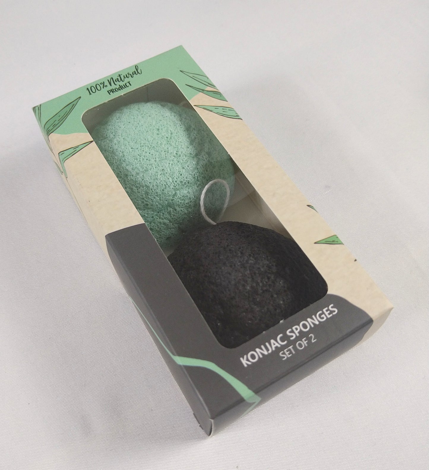 Lot de 19 Boites de 2 Eponges de Konjac ( 1 euro / pcs )