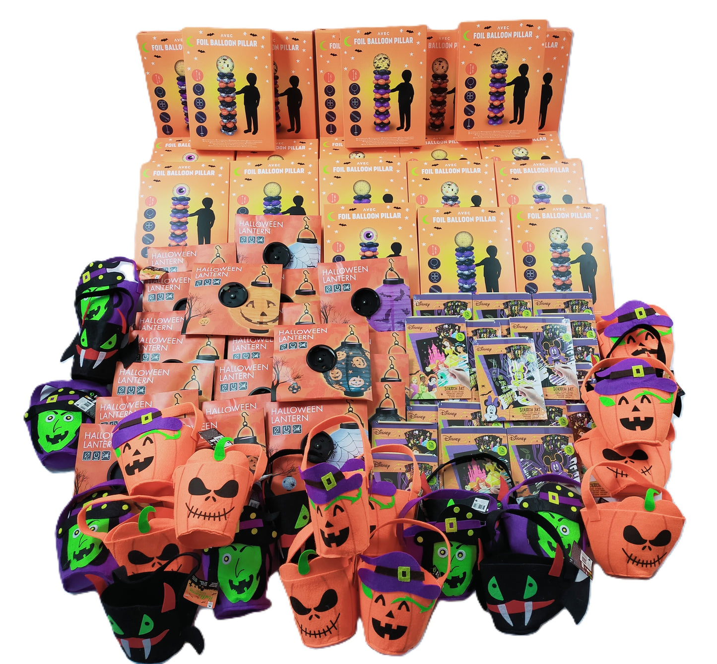 Lot de 96 Articles d'Halloween Listing en description ( 0.78 cts / pcs )