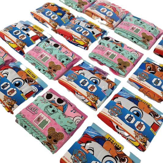 32 Débardeurs enfants L.O.L SURPRISE / PAW PATROL