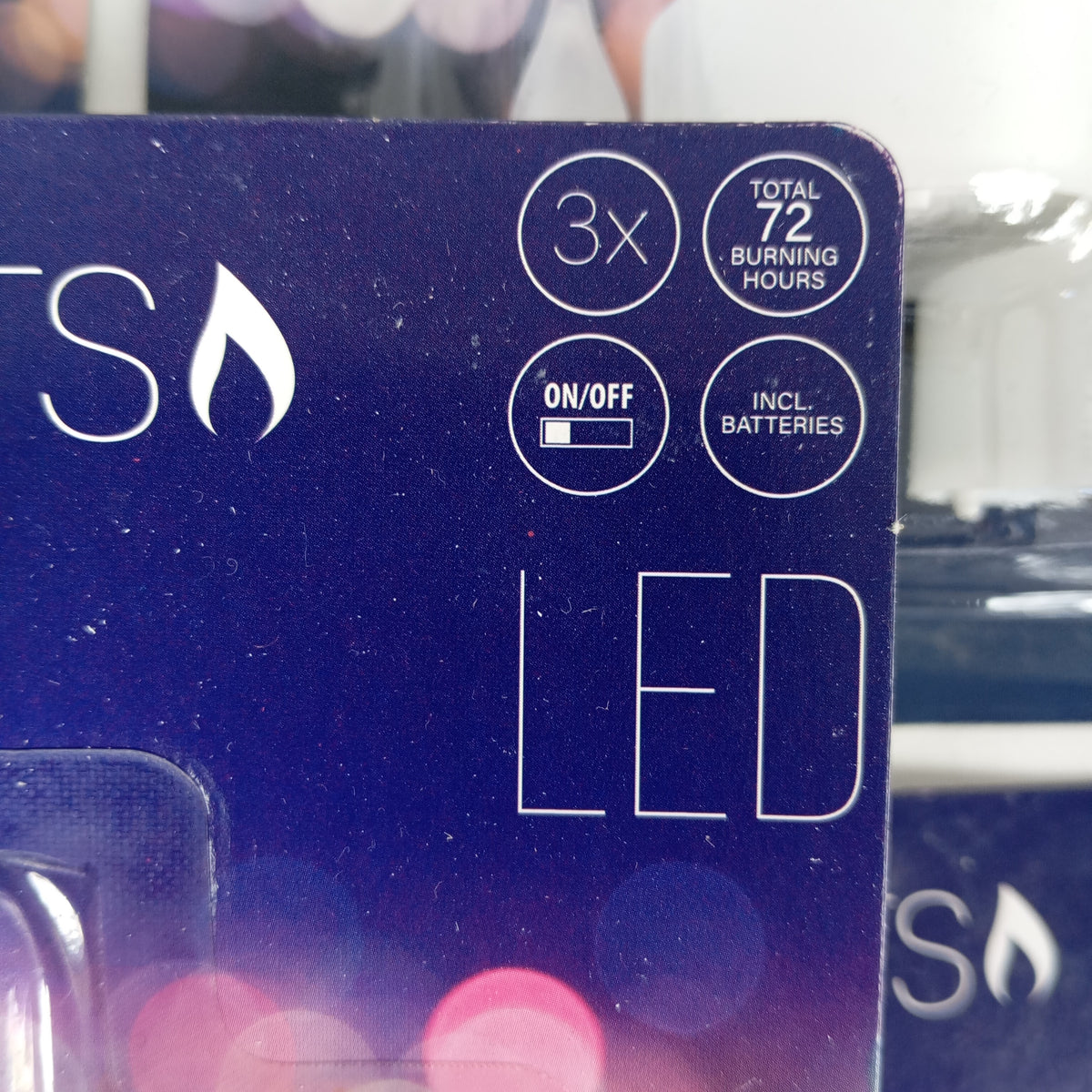 13 packs de 3 bougies chauffe-plat LED – Décoration lumineuse sans flamme