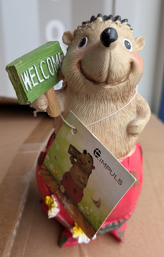 Lot de 15 Statues Hérisson en polyrésine