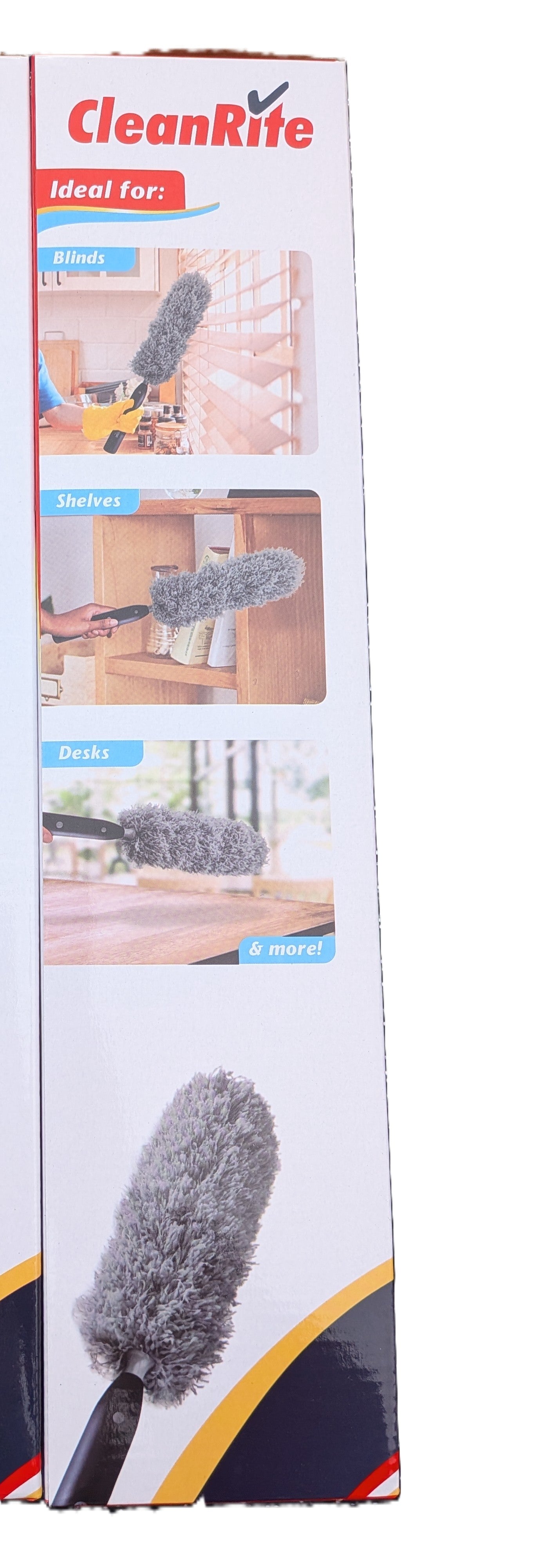 Plumeau rotatif Turbo Gris Nettoyez Sans Effort