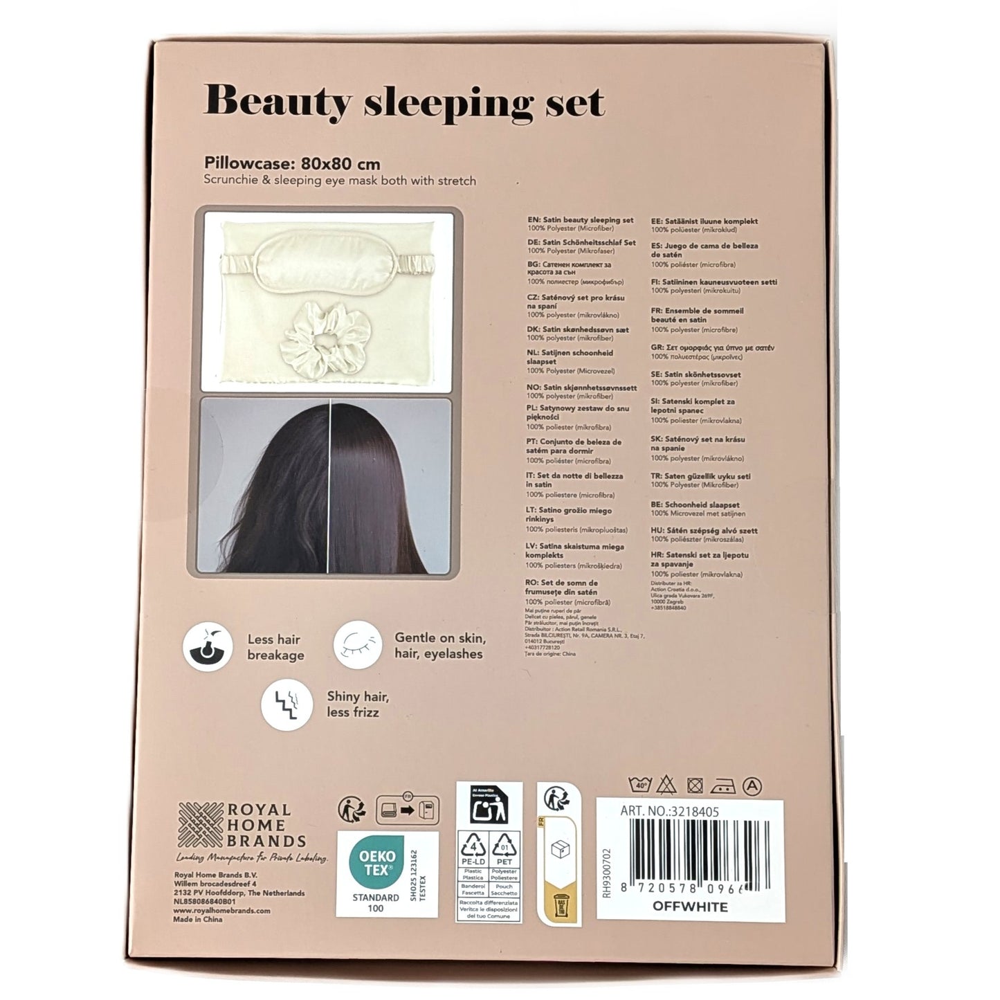 10 Ensembles de sommeil beauté satin