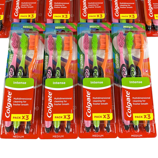 15 Paquets de 3 Brosses à dents Colgate Intense
