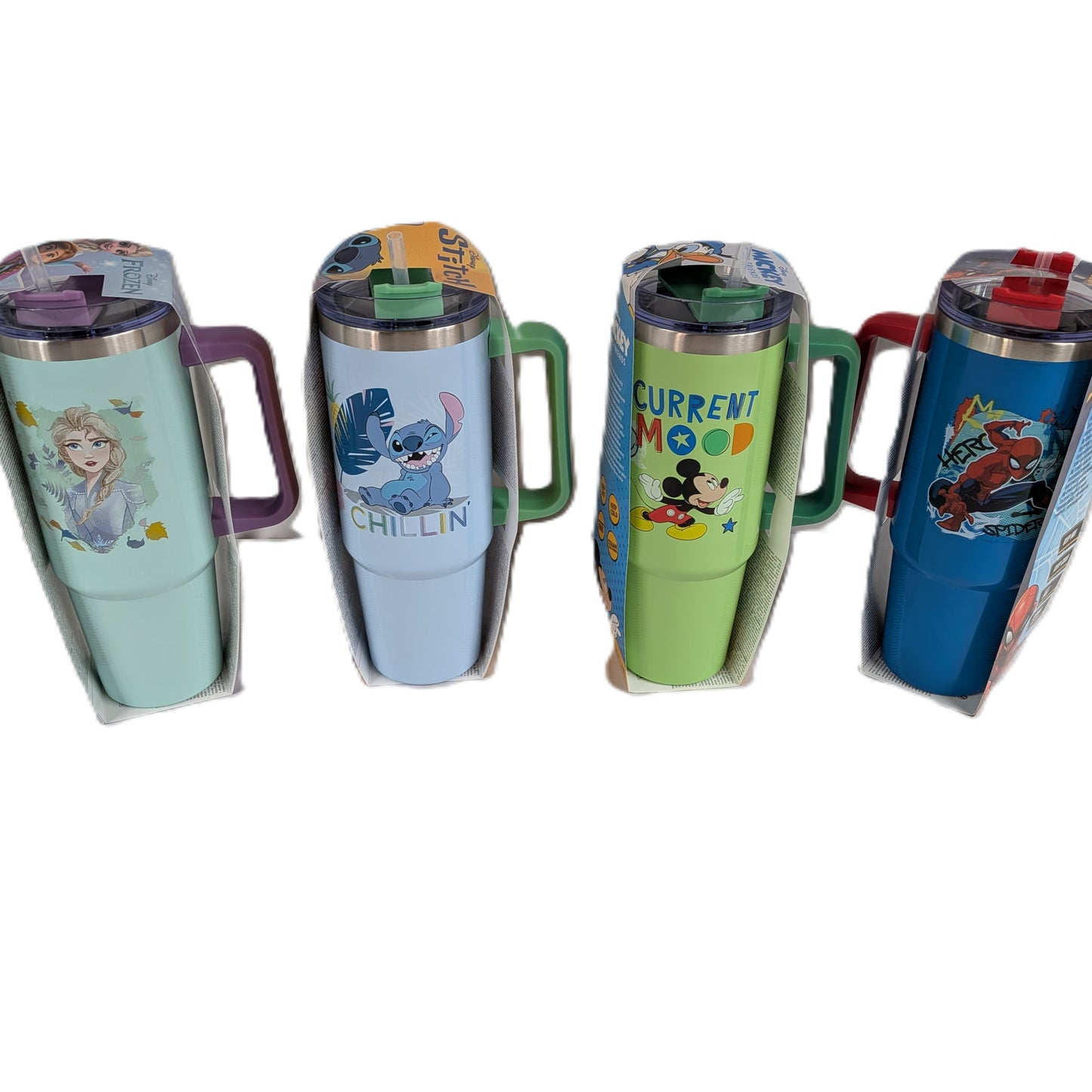 12 Gourdes isothermes avec poignée 900 ml Disney Lot N°1