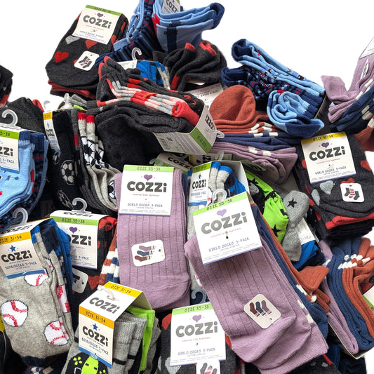 Lot de 50 Paquets de sous vêtements Chaussettes mixte enfants