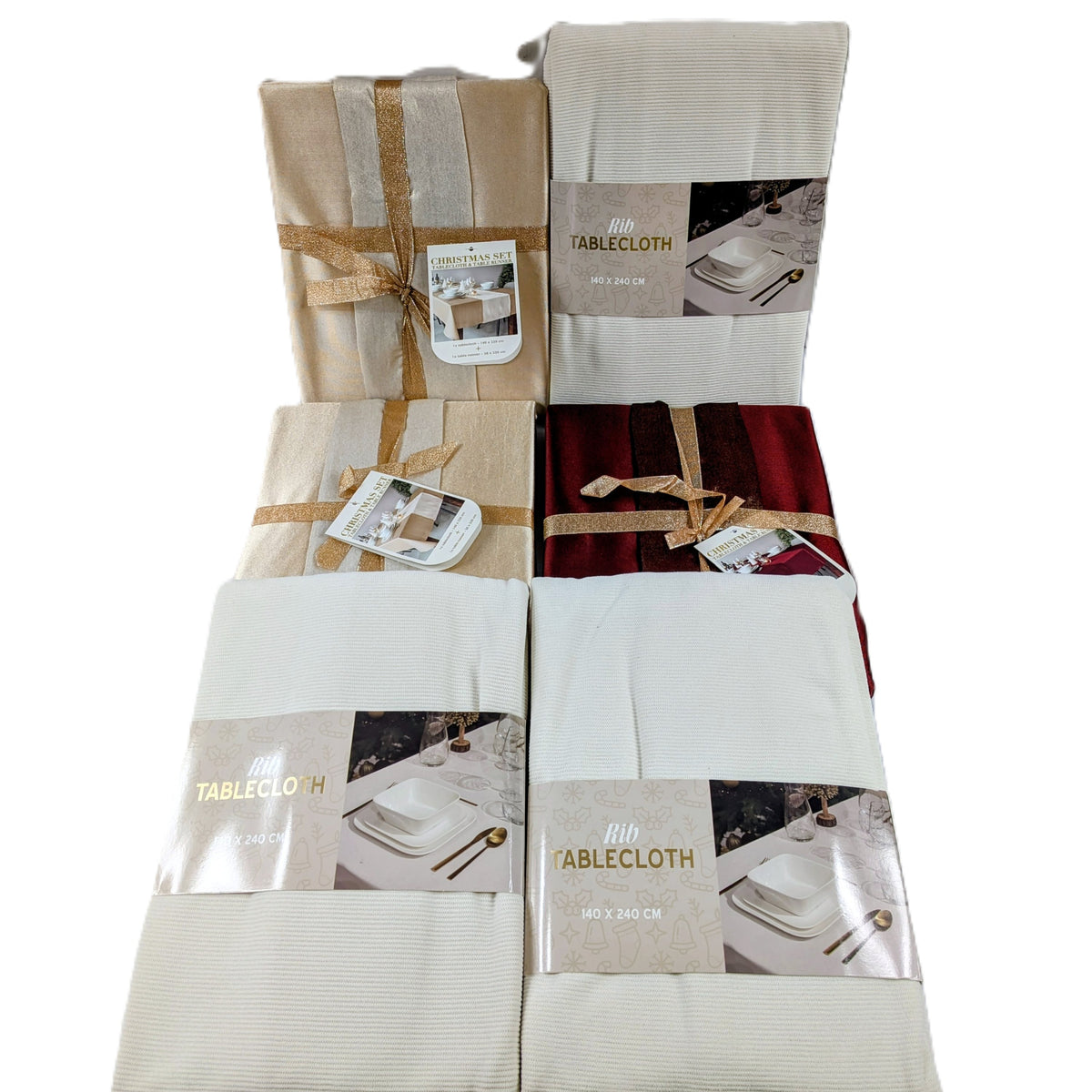 6 Nappes + chemin de table