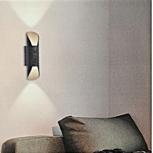 Applique murale LED avec détecteur de mouvement, inclinaison vers le haut et vers le bas, chargement USB-C