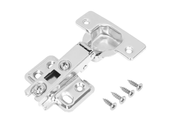 Lot de 4 charnières invisible à porte/placard avec vis ( 1 e /pcs )