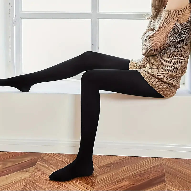 Lot de 61 Collants / LEGGINGS THERMIQUES 100 DEN OPAQUE NOIR