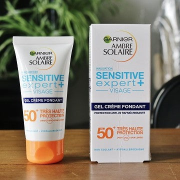 Garnier Ambre Solaire - Sensitive Expert + Gel Crème Fondant - Visage - FPS 50+ 50 mL