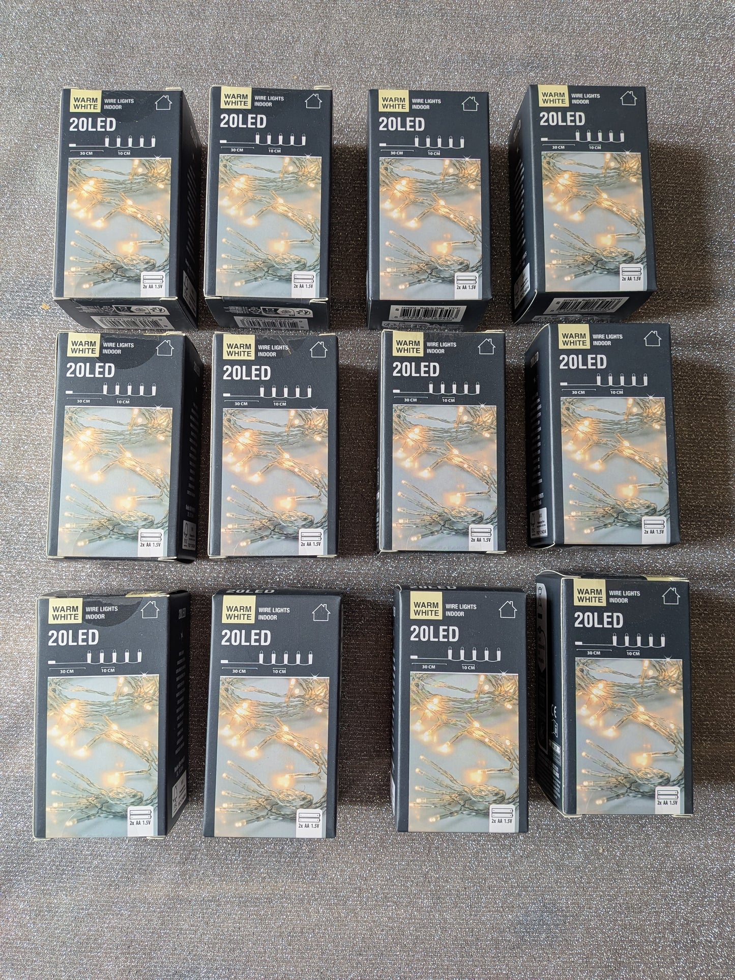 12 Boites de guirlandes lumineuse Led