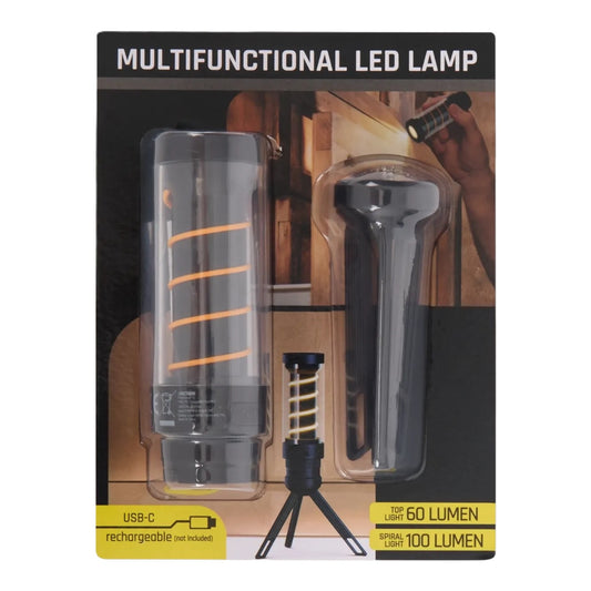 Lampe LED multifonctionnelle rechargeable par USB-C