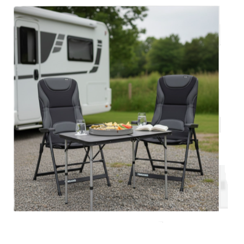 Ensemble de Plateaux apéritif en mélamine avec 5 contenants amovibles Gris