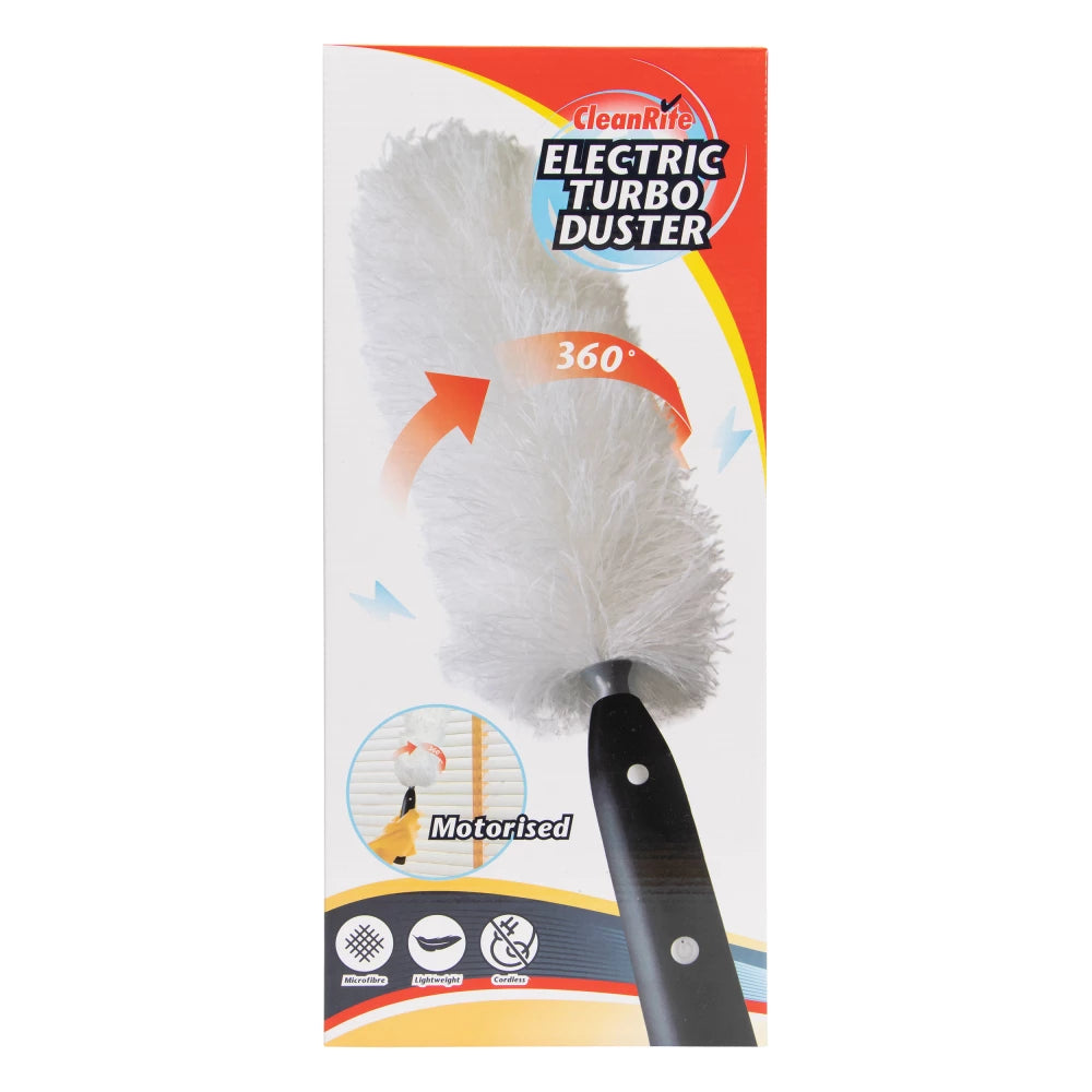 14 Plumeaux rotatif Turbo Blanc / Gris