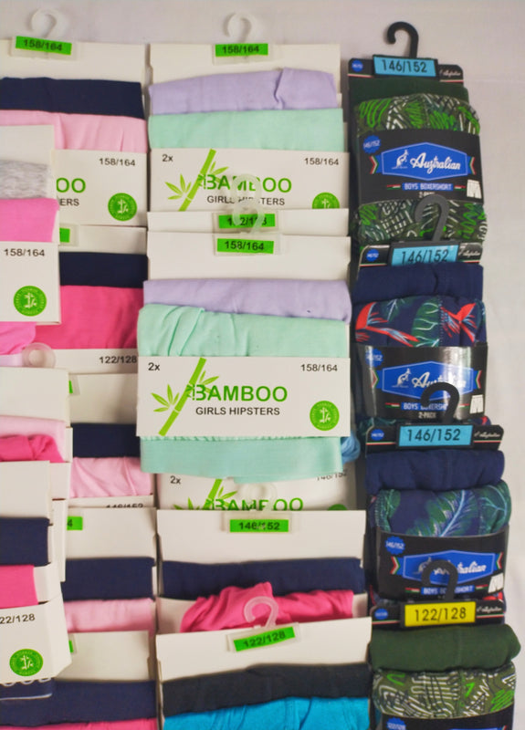 Lot de 72 Articles sous vêtements enfants