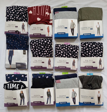 Lot de 12 Pyjamas Homme / Femme