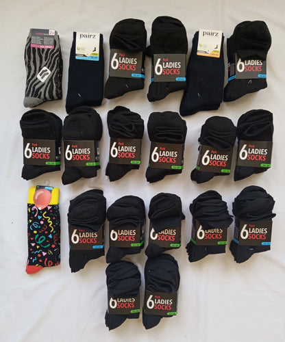 Lot de 105 Paires de chaussettes femme