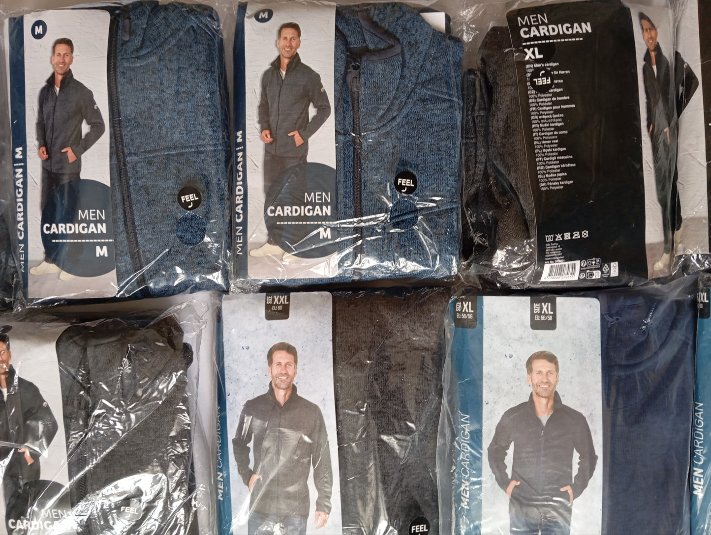 Lot de 15 Cardigans homme