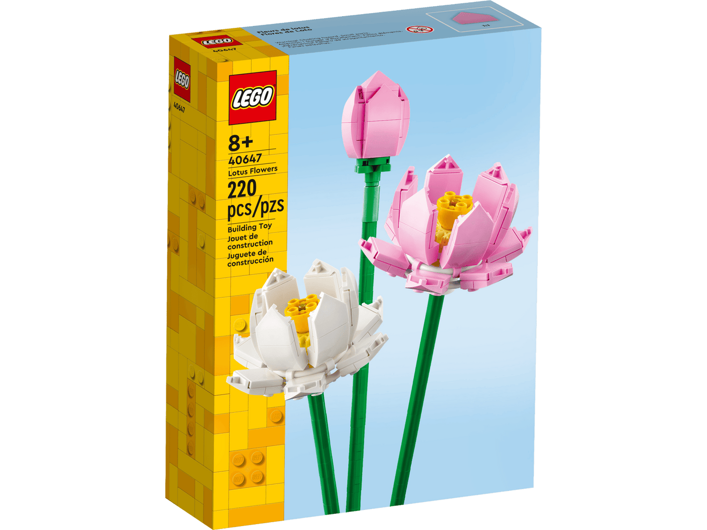 9 Boites de LEGO Fleurs de Lotus N°40647 / Fleurs de Cerisier N° 40725