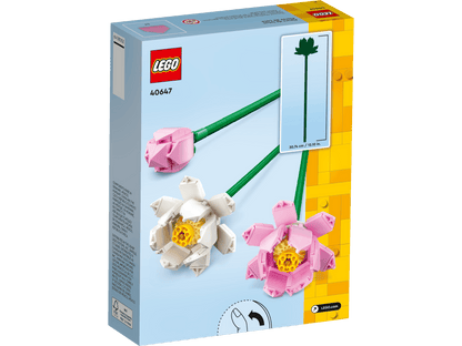 Boite de LEGO Fleurs de Lotus N°40647