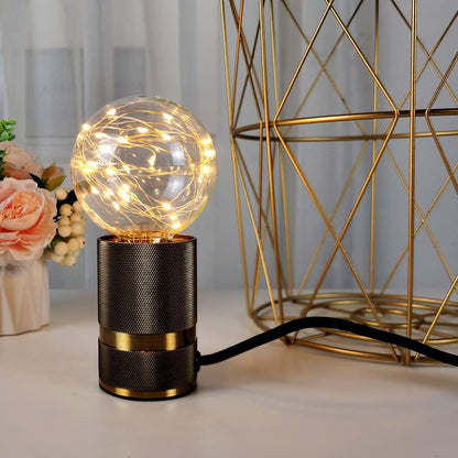 Ampoule LED décorative E27 à filament doré, couleur blanc extra blanc 40 Lumen