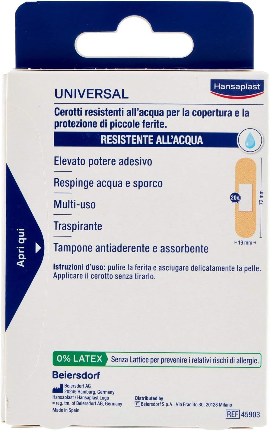 20 Pansements Hansaplast Universal