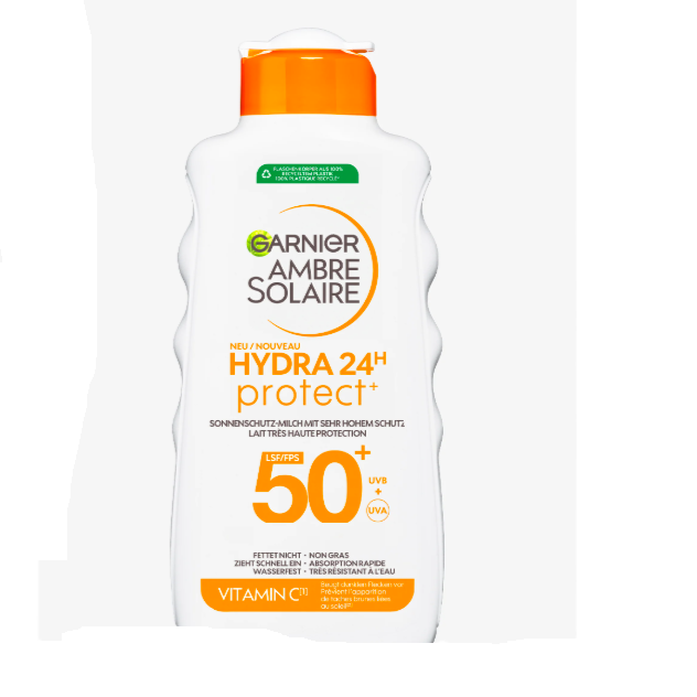 Creme AMBRE SOLAIRE HYDRA PROTECT SPF 50+ - Protection solaire Garnier 200 ml