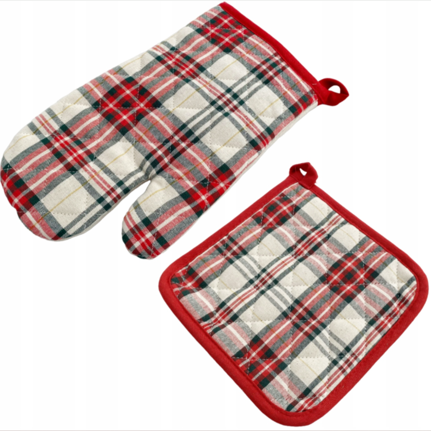 10 Sets de 2 Accessoires de Cuisine – 1 Gant de Cuisine et 1 Manique