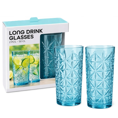 23 Articles : Moules à Glaçons en Silicone - Verres Ciselés en plastique 50 cl