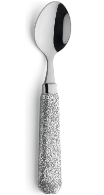 4 Cuillères à soupe paillette Argenté