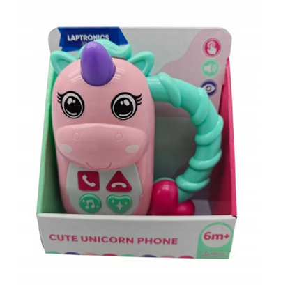 Téléphone Licorne Lumineux et Musical pour Enfant – Jouet Interactif et Ludique