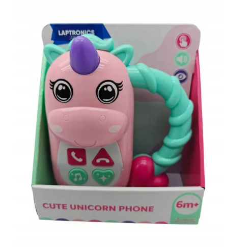 Téléphone Licorne Lumineux et Musical pour Enfant – Jouet Interactif et Ludique