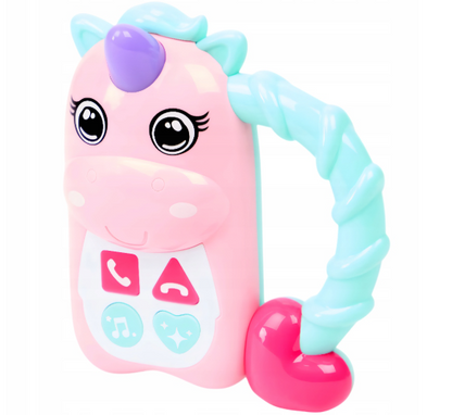 Téléphone Licorne Lumineux et Musical pour Enfant – Jouet Interactif et Ludique