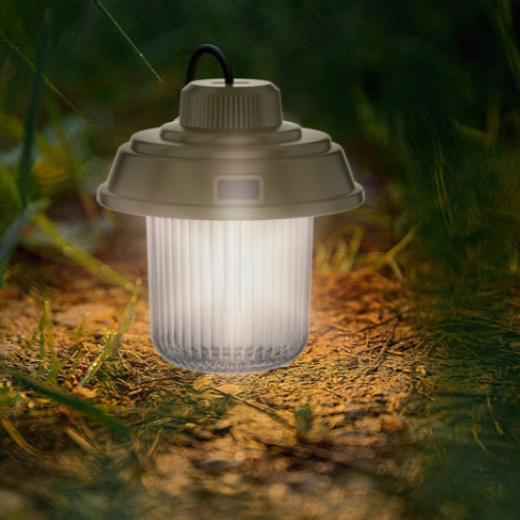 Lampe de camping LED USB rechargeable 3 modes d‘éclairage - Portable pour extérieur, jardin, tente