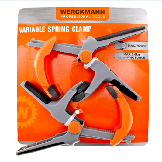 2 Pinces de serrage à ressort à connexion rapide Werckmann