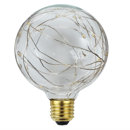 Ampoule LED décorative E27 à filament doré, couleur blanc extra blanc 40 Lumen