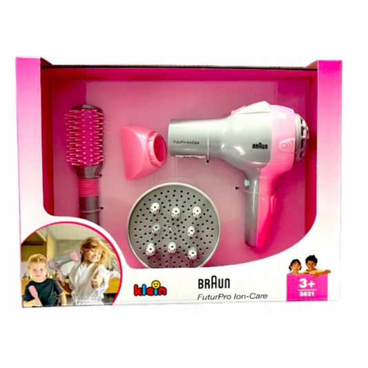 Séche-cheveux pour enfants, avec brosse et diffuseur Braun