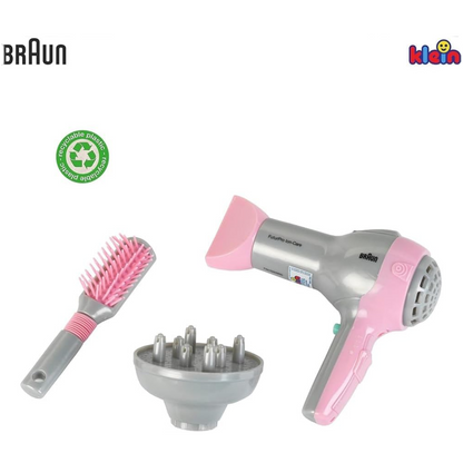 Séche-cheveux pour enfants, avec brosse et diffuseur Braun