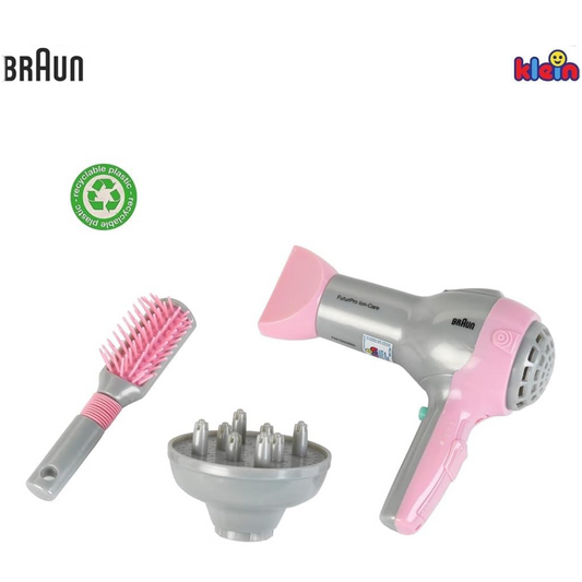 Séche-cheveux pour enfants, avec brosse et diffuseur Braun